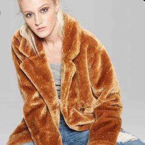 Faux Fur Teddy Jacket